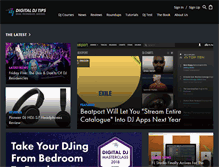 Tablet Screenshot of digitaldjtips.com